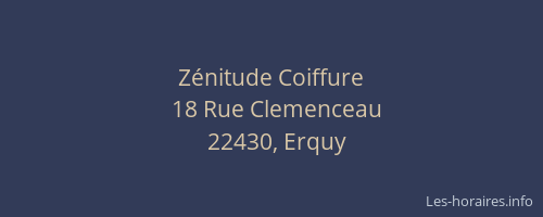 Zénitude Coiffure