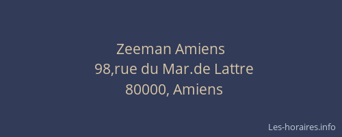 Zeeman Amiens