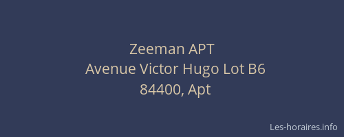 Zeeman APT
