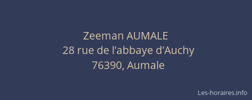 Zeeman AUMALE