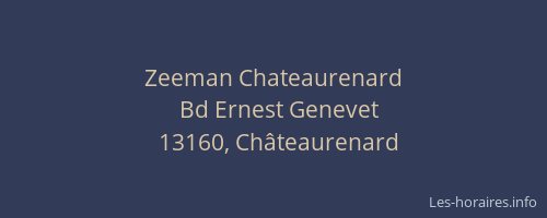 Zeeman Chateaurenard