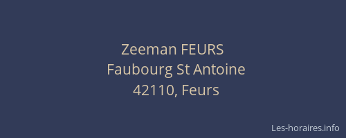 Zeeman FEURS