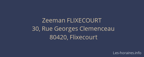 Zeeman FLIXECOURT
