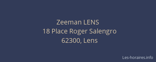 Zeeman LENS