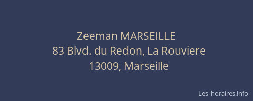 Zeeman MARSEILLE