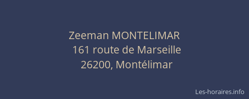 Zeeman MONTELIMAR
