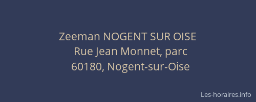 Zeeman NOGENT SUR OISE