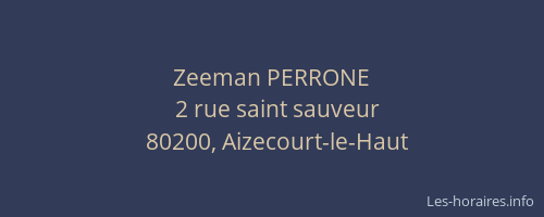 Zeeman PERRONE