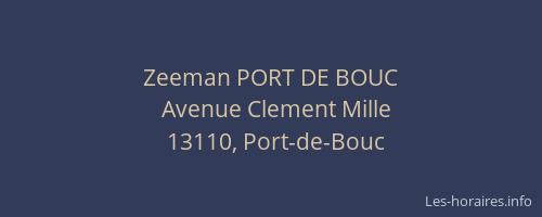 Zeeman PORT DE BOUC