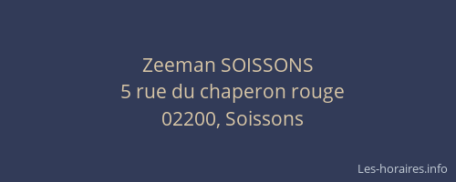 Zeeman SOISSONS