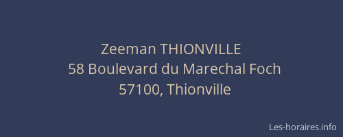 Zeeman THIONVILLE