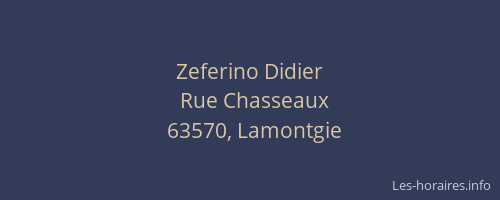 Zeferino Didier