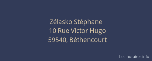 Zélasko Stéphane