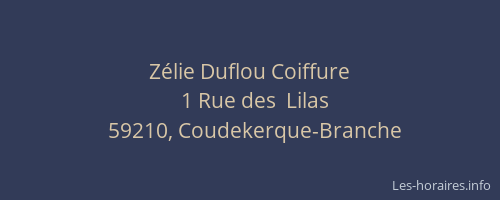 Zélie Duflou Coiffure