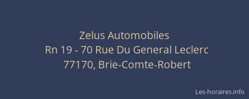 Zelus Automobiles