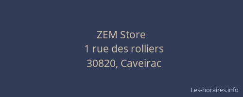 ZEM Store