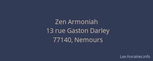 Zen Armoniah