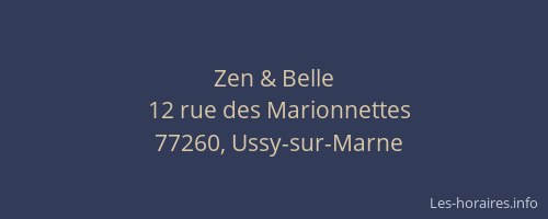 Zen & Belle