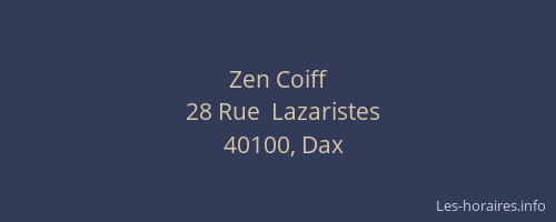 Zen Coiff