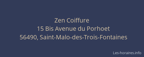 Zen Coiffure