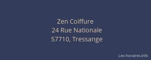 Zen Coiffure