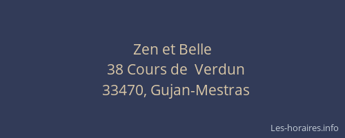 Zen et Belle