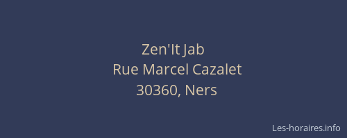 Zen'It Jab