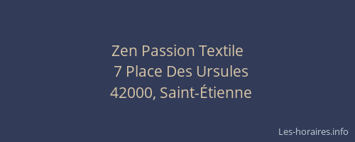 Zen Passion Textile