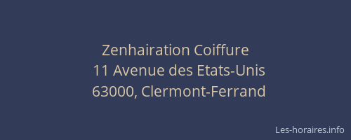 Zenhairation Coiffure