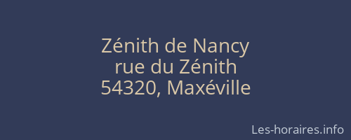 Zénith de Nancy