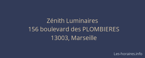 Zénith Luminaires