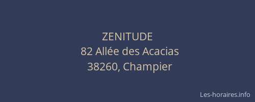 ZENITUDE