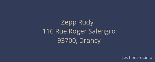 Zepp Rudy