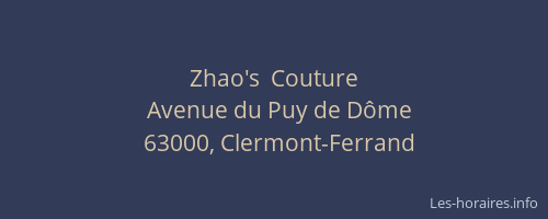Zhao's  Couture
