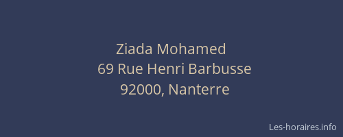 Ziada Mohamed