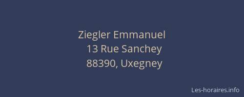 Ziegler Emmanuel