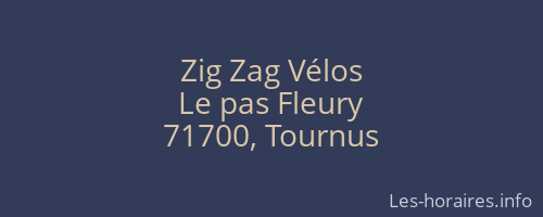 Zig Zag Vélos