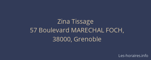 Zina Tissage