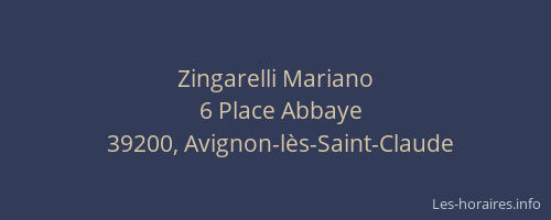 Zingarelli Mariano
