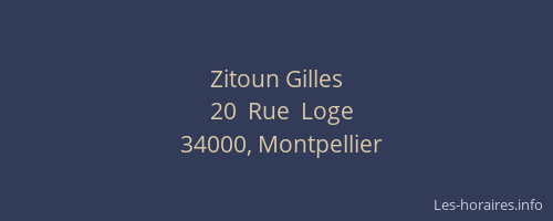 Zitoun Gilles