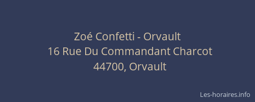 Zoé Confetti - Orvault