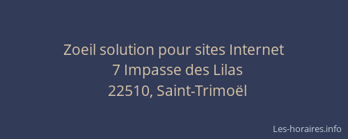 Zoeil solution pour sites Internet