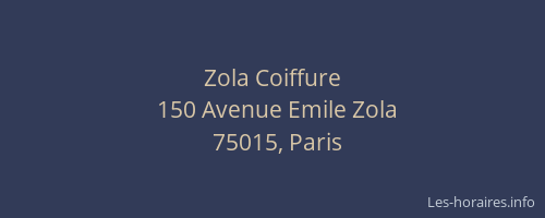 Zola Coiffure