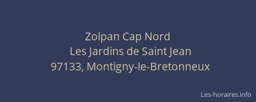 Zolpan Cap Nord