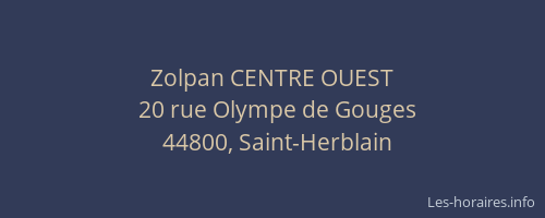 Zolpan CENTRE OUEST