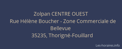 Zolpan CENTRE OUEST