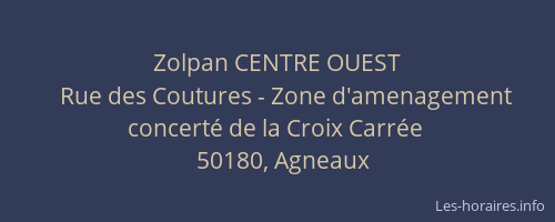 Zolpan CENTRE OUEST