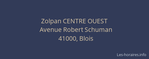 Zolpan CENTRE OUEST