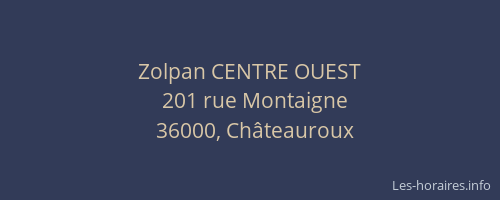 Zolpan CENTRE OUEST