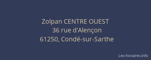 Zolpan CENTRE OUEST